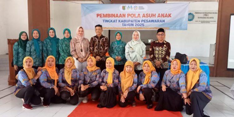 Pesawaran Gencarkan Pola Asuh Anak, Sasar Desa Hanura sebagai Lokasi Perdana