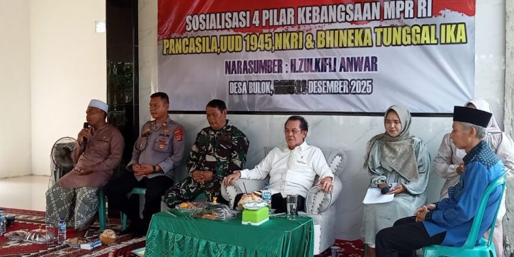 Zulkifli Anwar Sosialisasi Empat Pilar di Pesantren Lampung Selatan