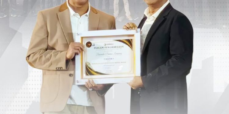 Bawaslu Lampung Raih Empat Penghargaan Kehumasan Bawaslu Nasional 2025