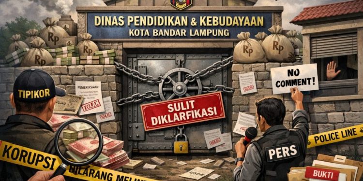 Terindikasi Tipikor Tapi Disdikbud Bandar Lampung Sulit Diklarifikasi