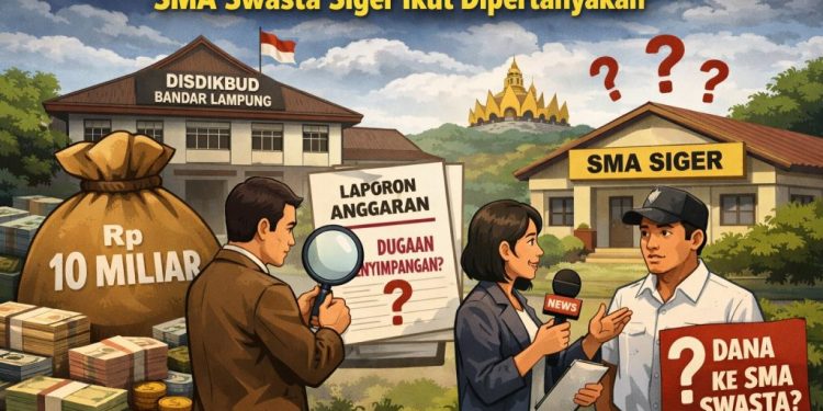 Dugaan Belanja Konsumtif Warnai Anggaran Pelatihan Disdikbud Bandar Lampung