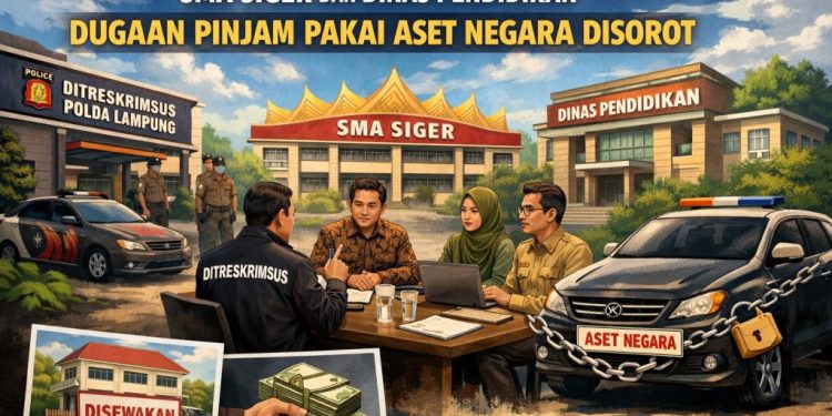 Ditreskrimsus Polda Lampung Panggil SMA Siger dan Dinas Pendidikan, Dugaan Pinjam Pakai Aset Negara Disorot