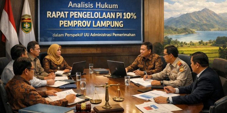 Rapat PI 10% dan Konflik Kepentingan, Ujian Kepatuhan UU Administrasi Pemerintahan