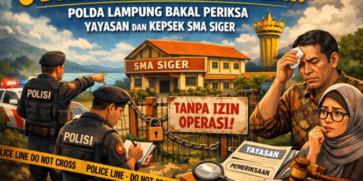 Tak Kantongi Izin tapi Gelar KBM, SMA Siger Terancam Proses Hukum