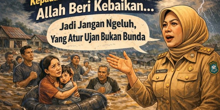 Empati atau Retorika? Pernyataan Wali Kota di Tengah Banjir Disorot