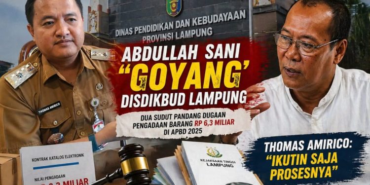 Disdik Lampung Klaim Barang Lengkap, Namun Dokumen Tak Dibuka