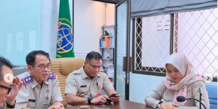 Perkuat Akuntabilitas, Kantor Pertanahan Tanggamus Ikuti Pendampingan Reformasi Birokrasi