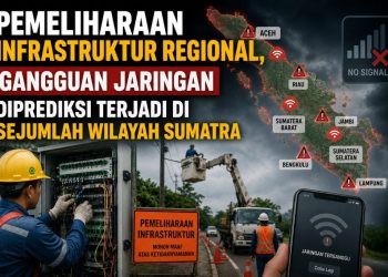 Sumatra Berpotensi Alami Gangguan Layanan Internet Selama Proses Pemeliharaan