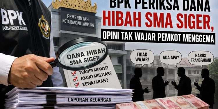 Opini Tak Wajar Menggema, BPK Dalami Penggunaan Dana Hibah SMA Siger