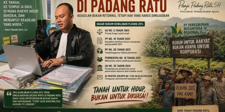 Sebuah Narasi Yang di Susun Oleh Panji Padang Ratu, S.H
