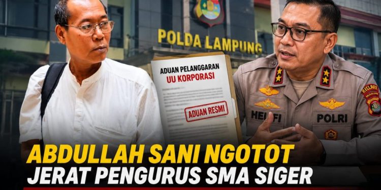 Abdullah Sani Soroti Operasional SMA Siger di Gedung SMP Negeri Bandar Lampung