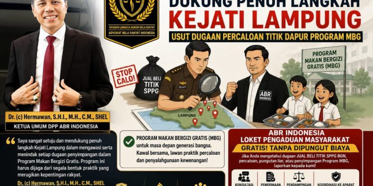 Loket Pengaduan Hukum Gratis Dibuka untuk Dugaan Penyimpangan Program MBG