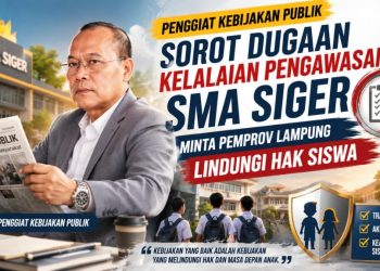 Abdullah Sani Ungkap Kasus SMA Siger Sudah Dilaporkan Sejak 2025, Minta Perlindungan Anak Diperkuat
