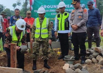 Peletakan Batu Pertama Dilakukan Serentak, Empat Jembatan Perintis Garuda Mulai Dikerjakan
