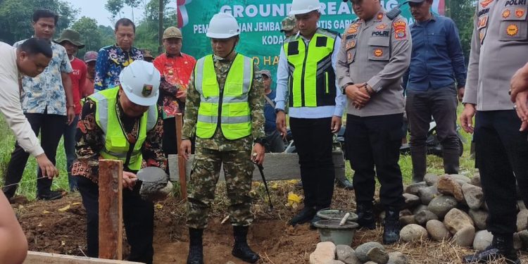 Peletakan Batu Pertama Dilakukan Serentak, Empat Jembatan Perintis Garuda Mulai Dikerjakan
