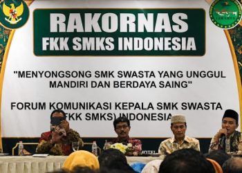 Sekolah Swasta Jangan Dipinggirkan, Jadi Pesan Kuat dalam Rakornas FKK SMK Swasta